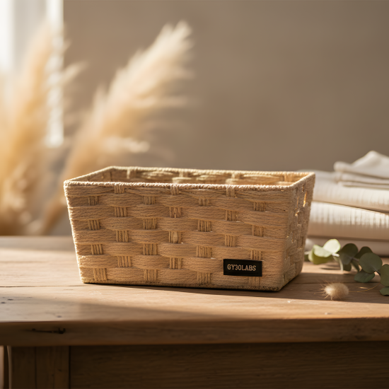 Straw Basket L